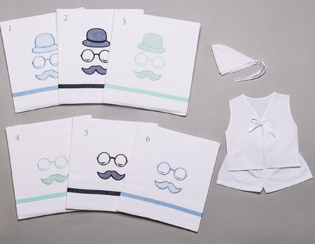 Λαδόπανα μουστάκι καπέλο