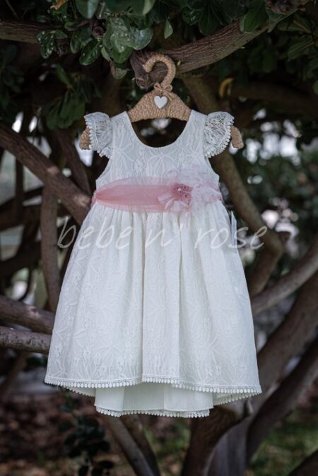 Βαπτιστικό φόρεμα κορίτσι δαντέλα