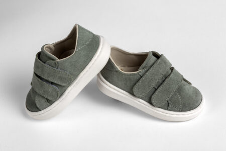 Sneaker περπατήματος με καστόρ δέρμα