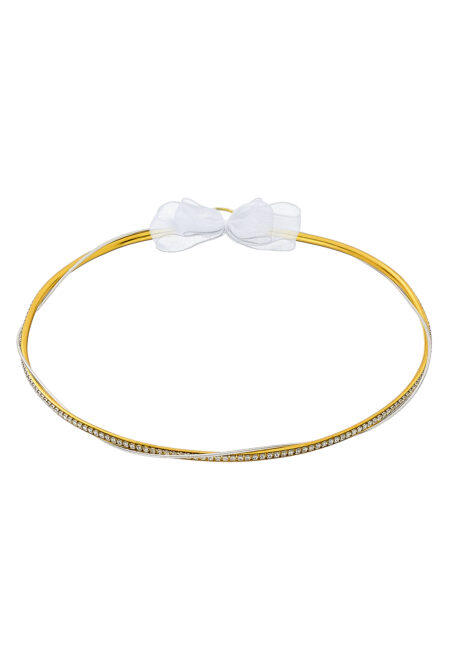 Στέφανα επιχρυσωμένα με στρας 345