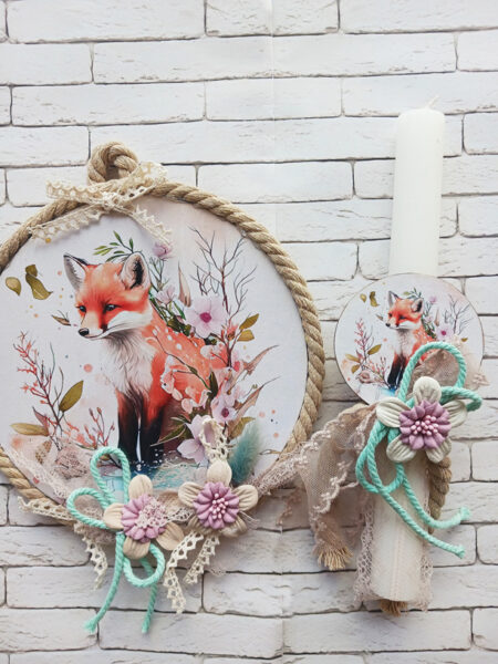 Πασχαλινή Λαμπάδα αλεπού