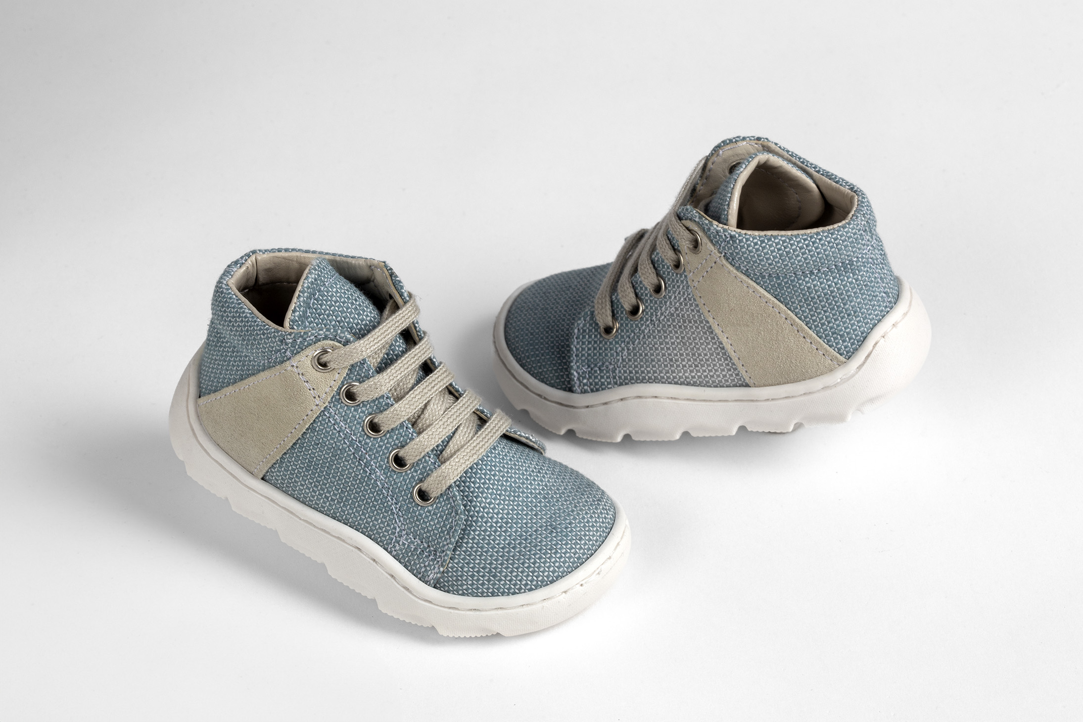 A539P (2) Μποτάκι περπατήματος με ύφασμα και καστόρ δέρμα