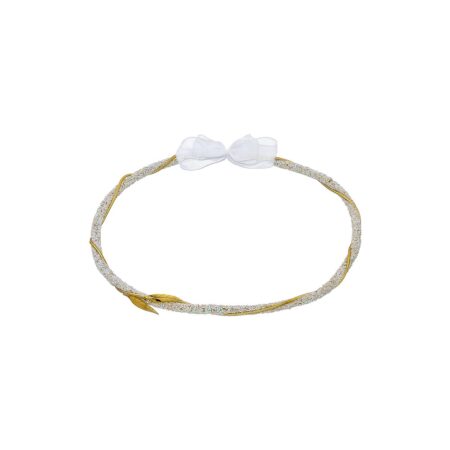 Στέφανα με κρυσταλάκια και φύλλο