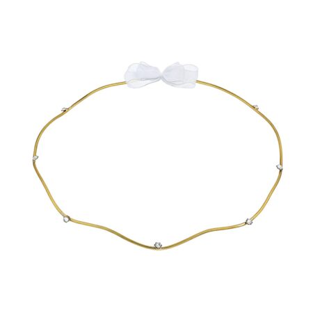 Στέφανα επάργυρα με κρυσταλλάκια 360