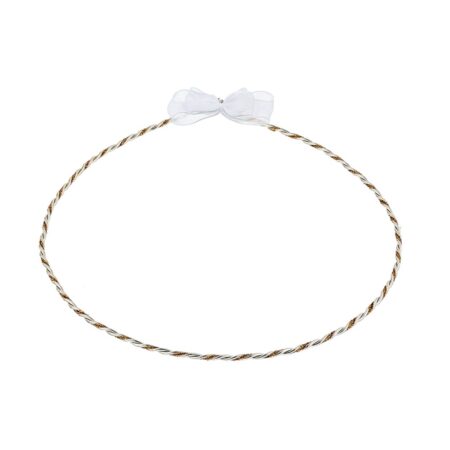 Στέφανα επάργυρα πλεγμένα