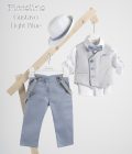 Βαπτιστικό κοστούμι Piccolino Gustavo σε χρώμα Light Blue