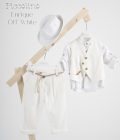 Βαπτιστικό κοστούμι Piccolino Enrique σε χρώμα Off White