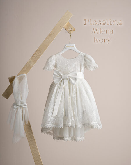 Βαπτιστικό φόρεμα Piccolino Milena Ivory