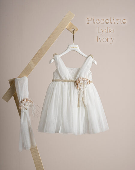 Βαπτιστικό φόρεμα Piccolino Lydia Ivory