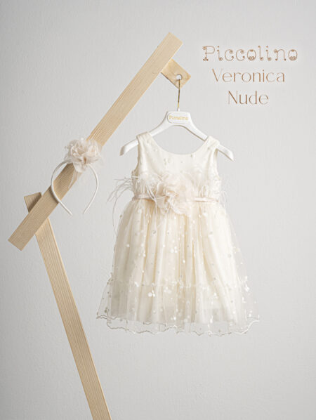 Βαπτιστικό φόρεμα Piccolino Veronica Nude