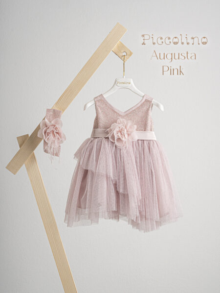 Βαπτιστικό φόρεμα Piccolino Augusta Pink
