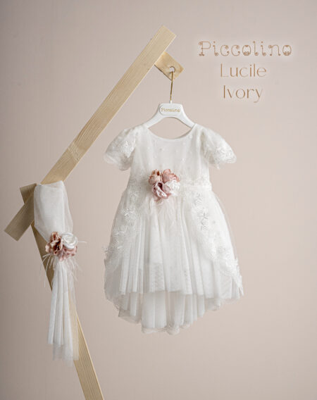 Βαπτιστικό φόρεμα Piccolino Lucile Ivory