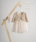 Βαπτιστικό φόρεμα Piccolino Thea Beige