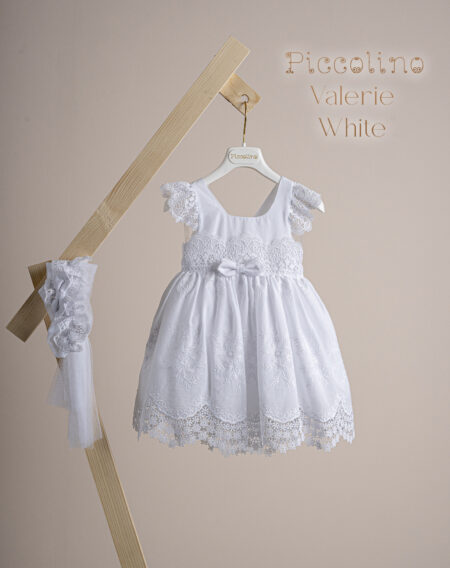 Βαπτιστικό φόρεμα Piccolino Valerie White