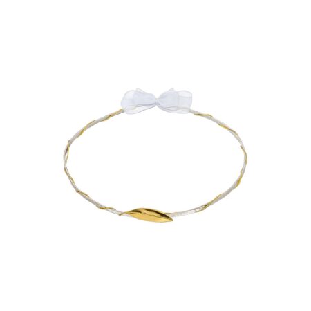 Στέφανα επάργυρα με φυλλαράκι 509