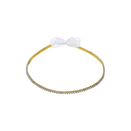 Στέφανα επάργυρα με κρυσταλλάκια 955