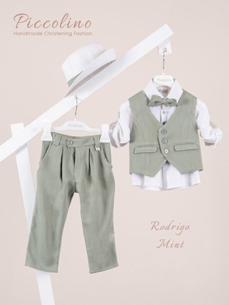 Βαπτιστικό κοστούμι Piccolino Rodrigo σε χρώμα Mint