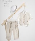 Βαπτιστικό κοστούμι Piccolino Lewis σε χρώμα Beige