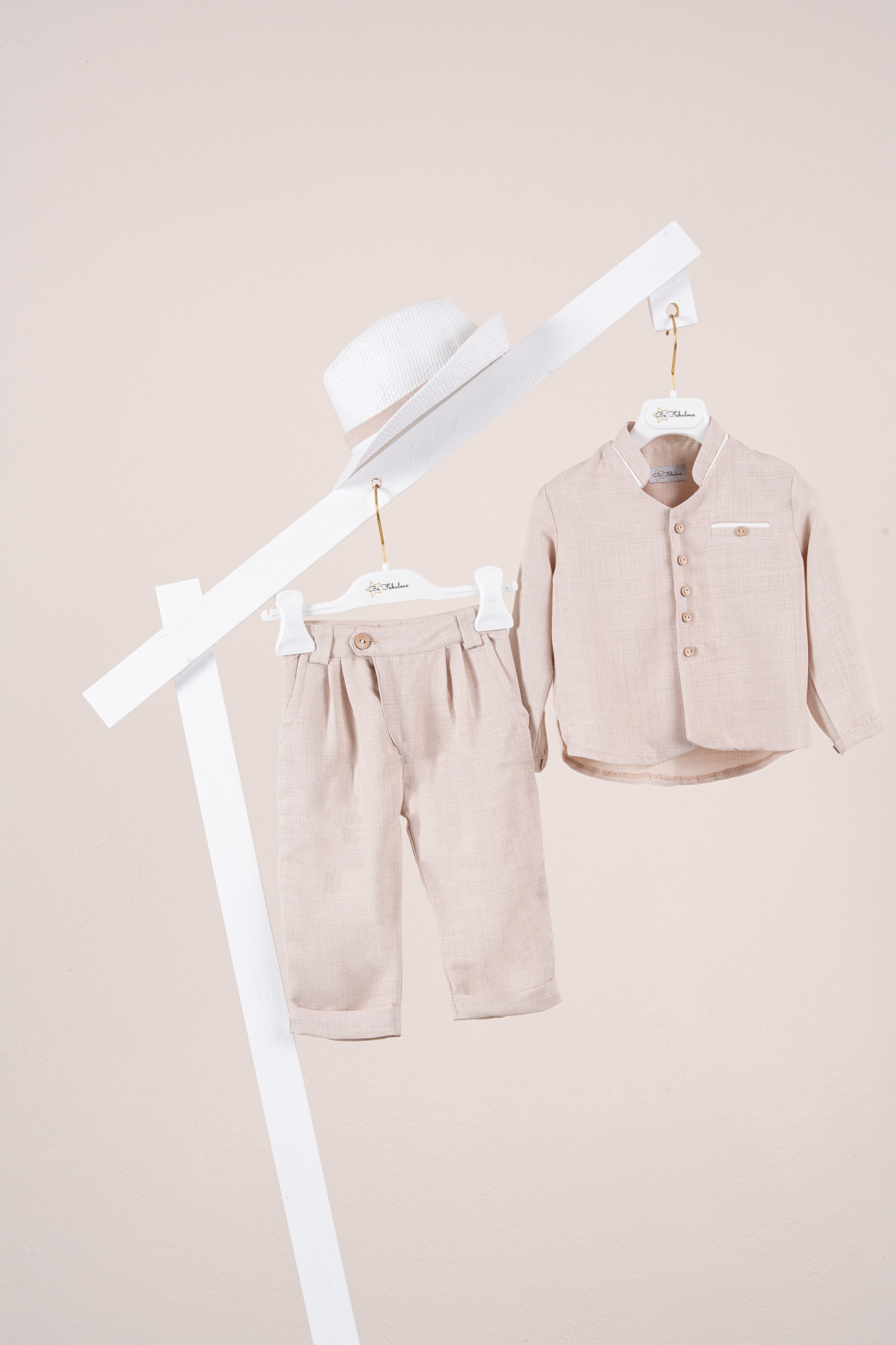AG26S103-PARKER-BEIGE-PICCOLINO-2026 Κοστούμι Piccolino Parker σε χρώμα Beige