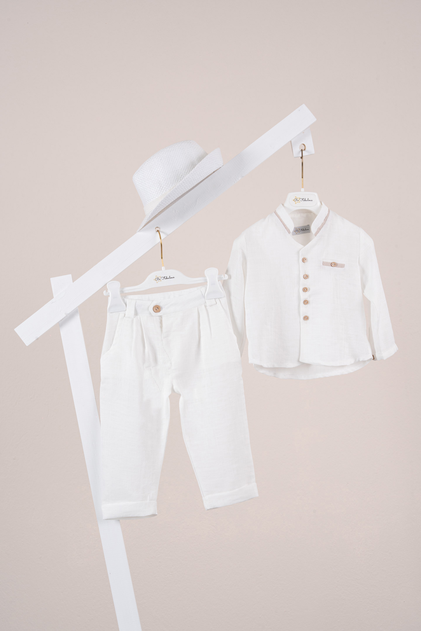 AG26S103-PARKER-OFFWHITE-PICCOLINO-2026 Κοστούμι Piccolino Parker σε χρώμα Off white
