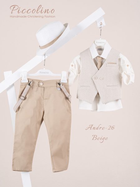 Κοστούμι Piccolino Andre-26 σε χρώμα Beige