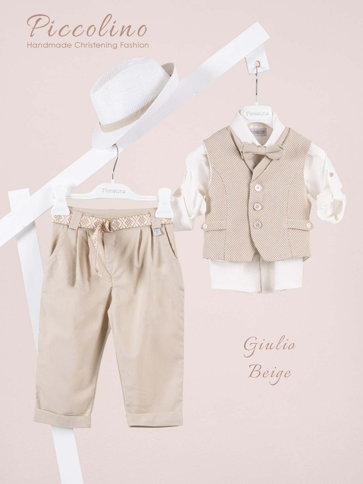 AG26S92-GIULIO-BEIGE-PICCOLINO-2026 Κοστούμι Piccolino Giulio σε χρώμα Beige