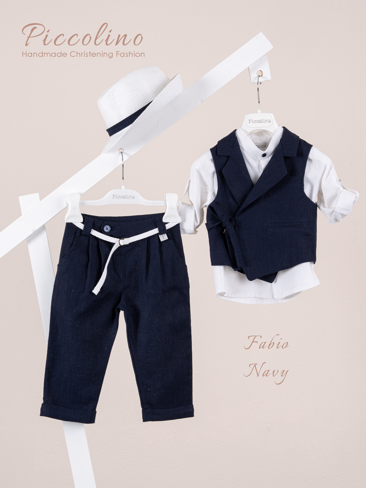 AG26S94-FABIO-NAVY-PICCOLINO-2026 Κοστούμι Piccolino Fabio σε χρώμα Navy