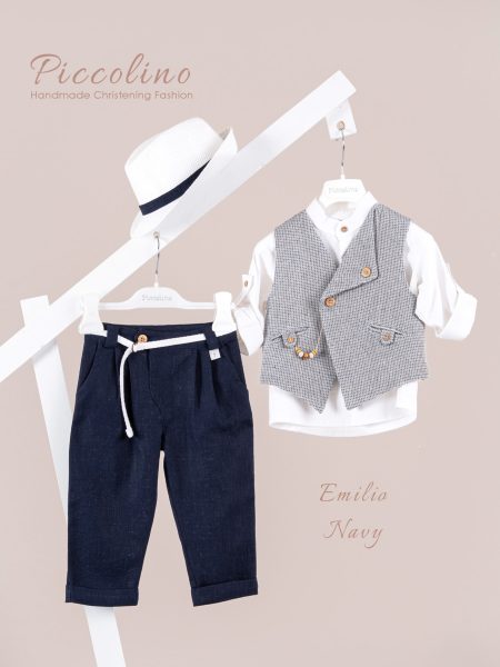 Κοστούμι Piccolino Emilio σε χρώμα Navy