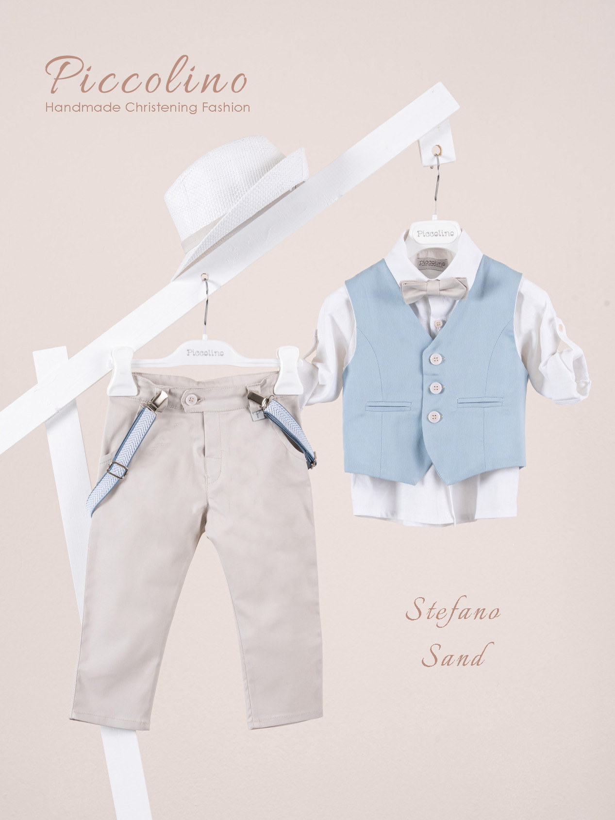 AG26S97-STEFANO-SAND-PICCOLINO-2026 Κοστούμι Piccolino Stefano σε χρώμα Sand