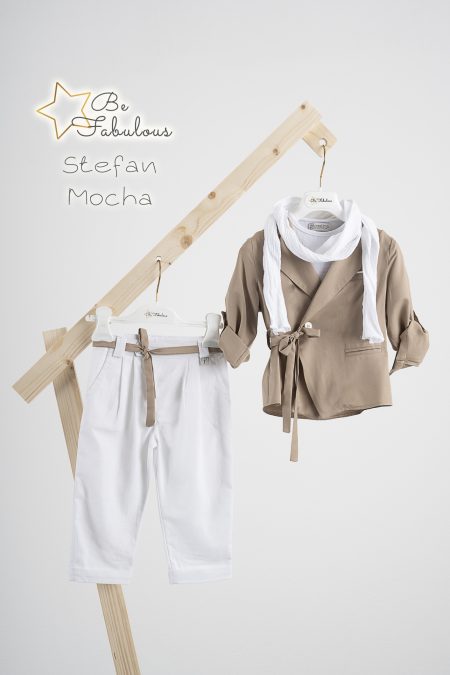 Κοστούμι Piccolino Stefan σε χρώμα Mocha