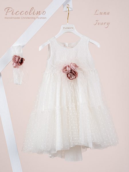 Βαπτιστικό φόρεμα Piccolino Luna Ivory