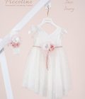 Βαπτιστικό φόρεμα Piccolino Ines Ivory