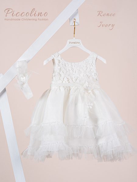 Βαπτιστικό φόρεμα Piccolino Renee Ivory
