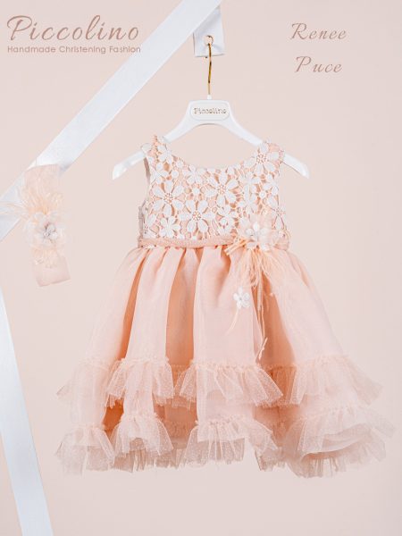 Βαπτιστικό φόρεμα Piccolino Renee PUCE
