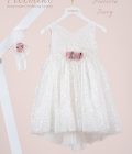 Βαπτιστικό φόρεμα Piccolino Fiorella Ivory