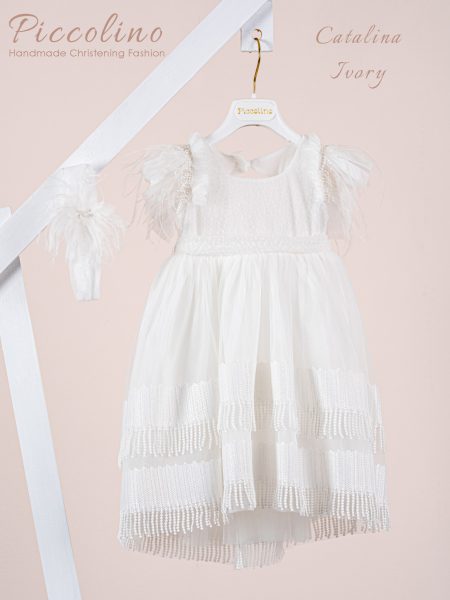 Βαπτιστικό φόρεμα Piccolino Catalina Ivory