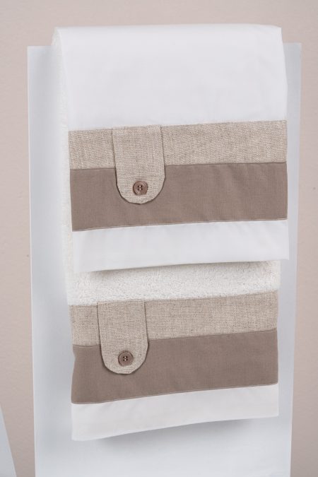 Σετ λαδόπανα Piccolino Alessio Mocha