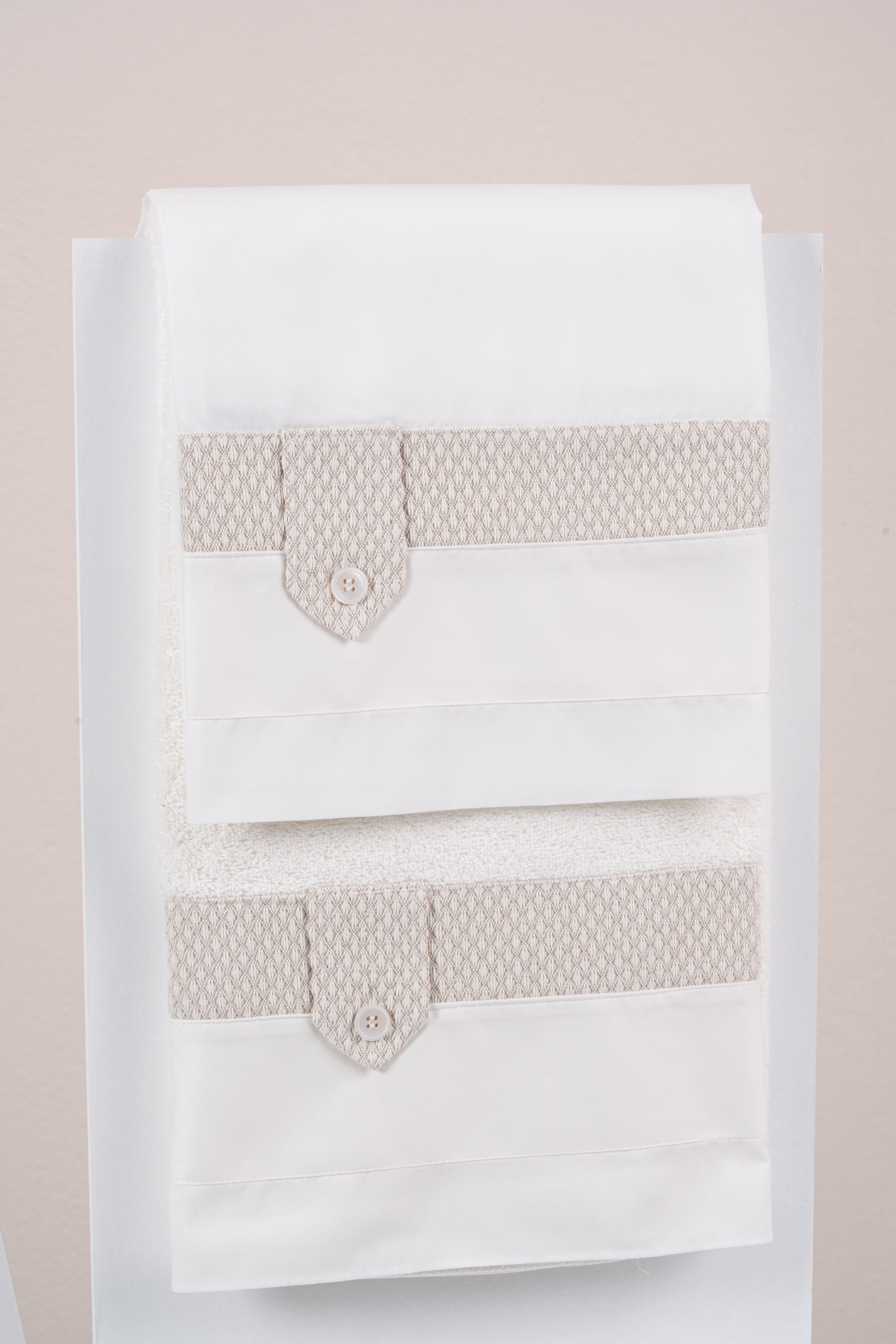 LA-ANDRE-IVORY Σετ λαδόπανα Piccolino Andre Ivory