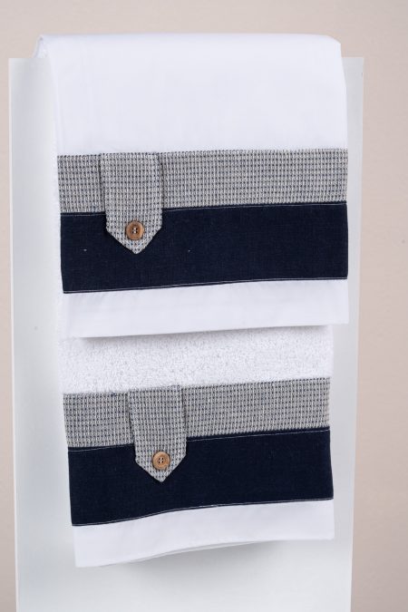 Σετ λαδόπανα Piccolino Emilio Navy