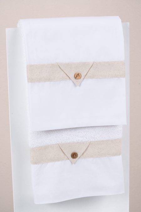 Σετ λαδόπανα Piccolino Enrique Beige