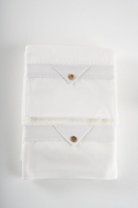 Σετ λαδόπανα Piccolino Enrique off White
