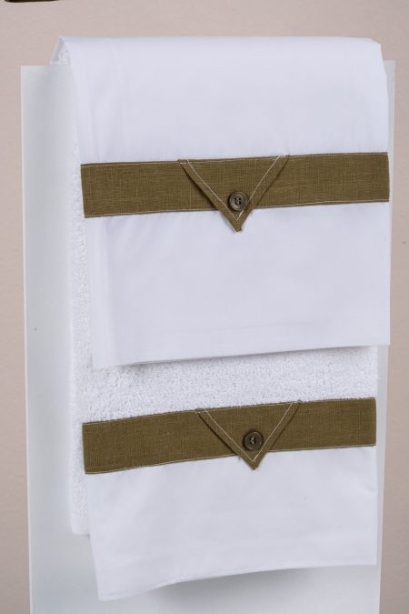 Σετ λαδόπανα Piccolino Fabio Golden Olive