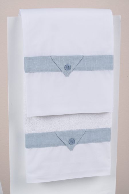 Σετ λαδόπανα Piccolino Fabio Light Blue