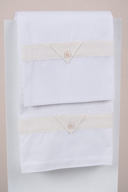 Σετ λαδόπανα Piccolino Fabio Ivory