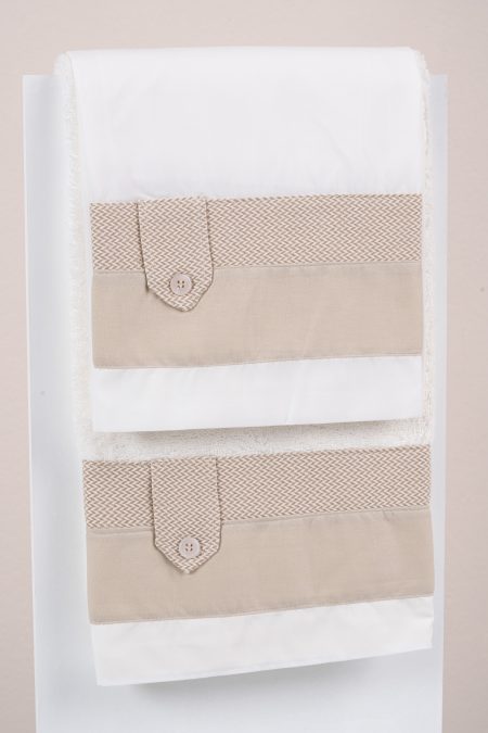 Σετ λαδόπανα Piccolino Giulio Beige