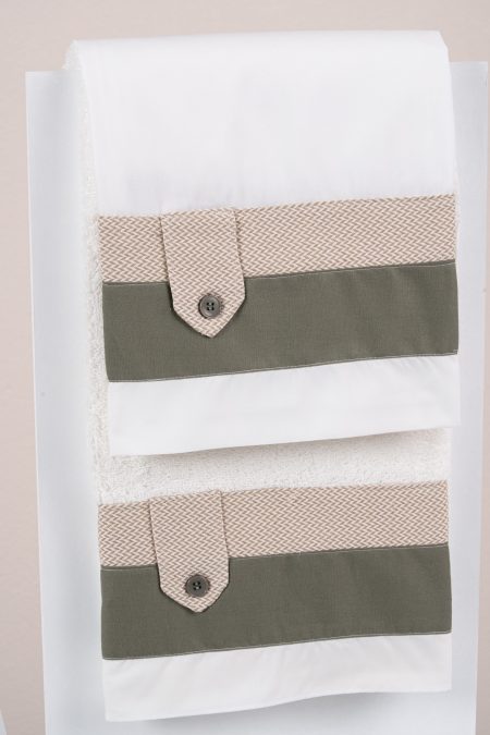 Σετ λαδόπανα Piccolino Giulio Olive