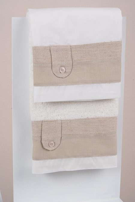 Σετ λαδόπανα Piccolino Logan Beige