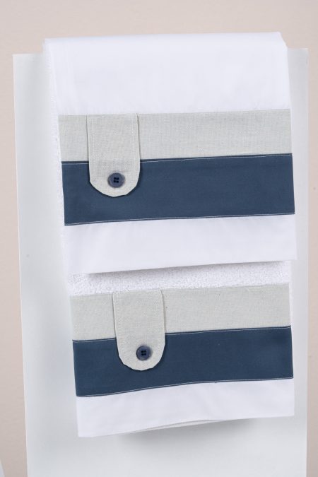 Σετ λαδόπανα Piccolino Nico Cobalt