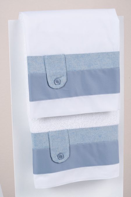 Σετ λαδόπανα Piccolino Nico Light Blue