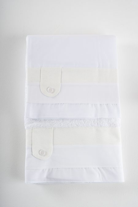 Σετ λαδόπανα Piccolino Pablo White